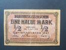 Deutsches Reich 1/2 Mark 1918 Darlehenskasse Ost Kowno gebraucht 15,00 EUR  zzgl. 1,50 EUR Versand