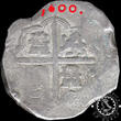 SPAIN 8 REALES 1600 Philip III - Sevilla B VF25