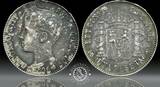 SPAIN 1 PESETA 1896*96 Alfonso XIII PG V VF30