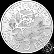 AUSTRIA 3 EURO 2023 Tiefsee-Anglerfisch UNC