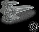 NIUE 2 DOLLARS 2023 Shaped Silver Ounce Case - N-1 Starfighter - The Mandalorian