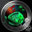 Austria 2024 3 EURO – Marine Life – Blue Doctorfish UNC
