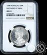Portugal 1898 500 REIS – Carlos I – Lisbon NGC MS 63