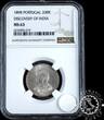 Portugal 1898 200 REIS – Carlos I – Lisbon NGC MS 63