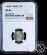 FRANCE 1895 50 Centimes – Paris NGC MS 64