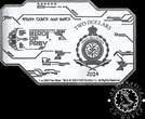 Niue 2 DOLLARS 2024 – 1 Silver Ounce – STAR TREK – Klingon Bird of Prey