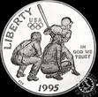 United States 5 DOLLARS 1995 $5 Gold and Silver Coin Set - Atlanta 