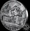 Japan 5 SILVER OUNCES (2024) Medal – National Treasure – Akasaka Palace Antique Finish
