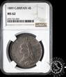 Great Britain 1889 4 SHILLINGS / 2 FLORINS – London NGC MS 62
