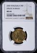 VENEZUELA 2000 50 BOLIVARES TRIAL STRIKE – Struck in Brass – Maracay – NGC MS 64