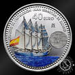 Spain 2025 40 EUROS – Princess Leonor – Juan Sebastián Elcano UNC