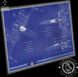 Niue 2 DOLLARS 2025 – 1 Silver Ounce – STAR WARS – X-Wing T-70 Blueprint – AGORO – Proof