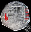 SPAIN 1 REAL 1593 - Philip II - Seville (R2. Very rare coin) VF20