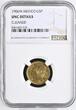 MEXICO 1906 Gold 5 PESOS – Hidalgo – MÉXICO – NGC UNC DETAILS