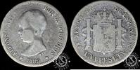 SPAIN 1 PESETA Alfonso XIII MP M -