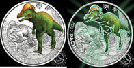 AUSTRIA 3 EURO Pachycephalosaurus Wyomingensis -