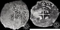 SPAIN / BOLIVIA 2 REALES Carlos II - Potosí VR -
