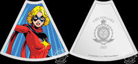 Niue 2 DOLLARS Silver Proof Oz – Marvel Avengers 60th Anniversary – Captain Marvel -