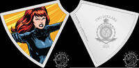 Niue 2 DOLLARS Silver Proof Oz – Marvel Avengers 60th Anniversary – Black Widow -