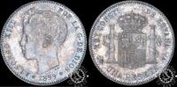 Spain 1 PESETA 1 PESETA – Alfonso XIII – SG V -