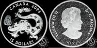 Canada 15 DOLLARS 15 DOLLARS – Lunar Year of the Dragon -