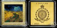Niue 1 DOLLAR 1 DOLLAR – Van Gogh – Wheatfield with Crows -
