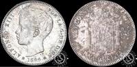 Spain 1 PESETA 1 PESETA – Alfonso XIII – SG V -