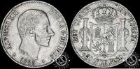 Spain / Philippines 50 CENTAVOS De PESO 50 CENTAVOS de PESO – Alfonso XII -