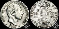 Spain / Philippines 20 CENTAVOS de PESO 20 CENTAVOS de PESO – Alfonso XII – MANILA -