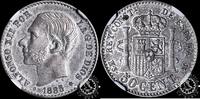 Spain 50 CÉNTIMOS 50 CÉNTIMOS – ALFONSO XII -