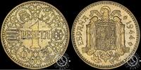 Spain 1 PESETA 1 PESETA – Franco – Madrid -