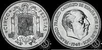 Spain 5 PESETAS 5 PESETAS – Franco -