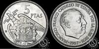 Spain 5 PESETAS 5 PESETAS – Franco -