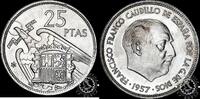 Spain 25 PESETAS 25 PESETAS – Franco -