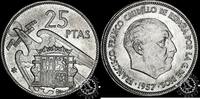 Spain 25 PESETAS 25 PESETAS – Franco – Madrid -