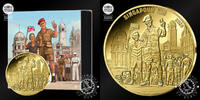 France 50 EURO 1/4 Gold Ounce – V-E Day – British Soldier – -