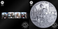 France 4 x 10 EURO – 4 SILVER COIN PACK – V-E Day Silver – -