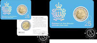 San Marino 2 EURO 2 Euro – Official Coincard – -