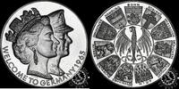 Germany MEDAL Silver MEDAL – Elizabeth II and Philip's Visit to Germany -