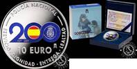 Spain 10 EURO 10 EURO – 200th Anniversary POLICÍA NACIONAL – -