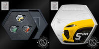 Italy 3 x 5 EURO 3 x 5 Euro – Official Mint Set – Lamborghini – -