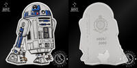 Niue 2 DOLLARS – 1 Silver Ounce – STAR WARS Droids – R2-D2 – AGORO – -