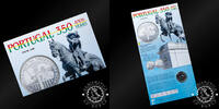 Portugal 100 ESCUDOS 100 ESCUDOS – Official Mint Coincard – Restoration of Independence – -