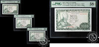 Spain 3 x 1000 PESETAS 3 x 1000 PESETAS – Consecutive Banknotes – Saint Isidoro – Pick 151 1C Series – -
