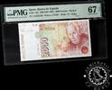 2000 PESETAS 1992 Spain – 2000 PESETAS – Mutis – Pick 162 A Series – PMG 67 EPQ