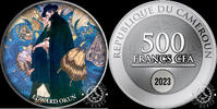Cameroon 500 FRANCS CFA 2023 – Estuche 500 CFA PROOF – Edward Okun – The War And Us -