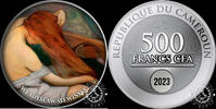 Cameroon 500 FRANCS CFA 2023 – 500 CFA PROOF – Wladyslaw Slewinski – Woman Combing her Hair -