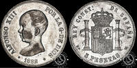 Spain 5 PESETAS 5 PESETAS – Alfonso XIII – MP M – -