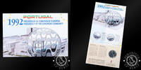 Portugal 200 ESCUDOS 200 ESCUDOS – Official Coincard – EU Presidency – -