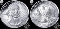 France 25 EURO – 2 Silver Ounces – George Washington – -
